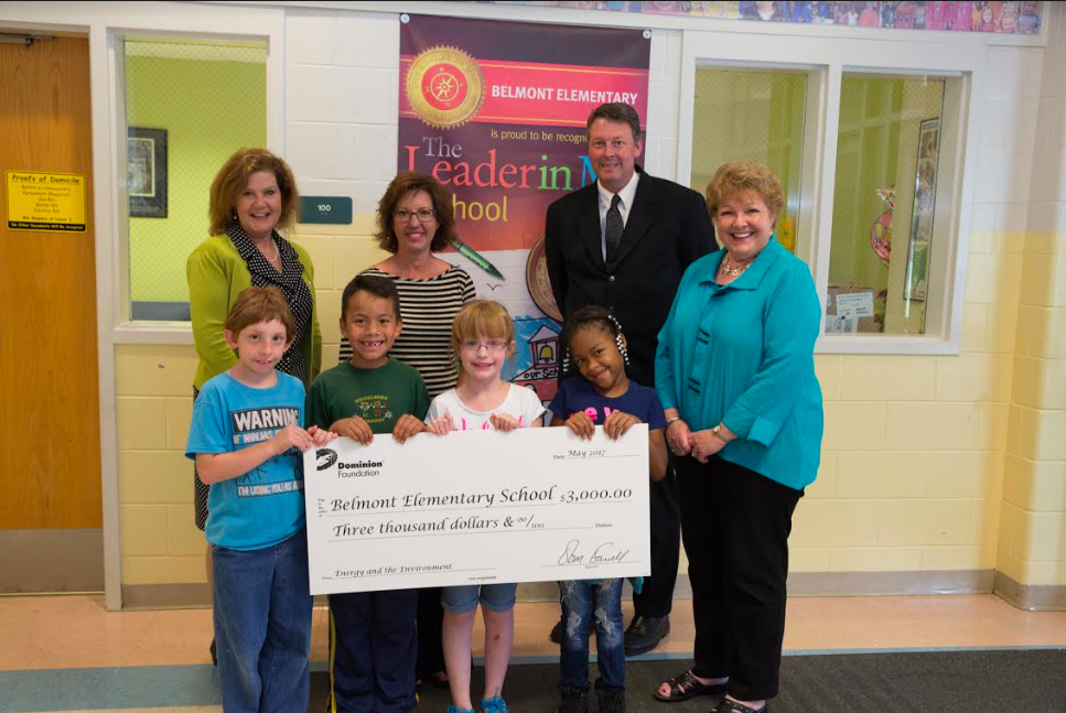 Belmont Receives Dominion Grant | Roanoke Rapids Graded School District