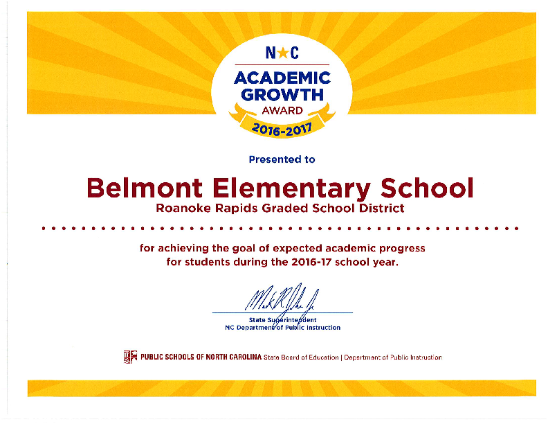Belmont Receives Growth Award