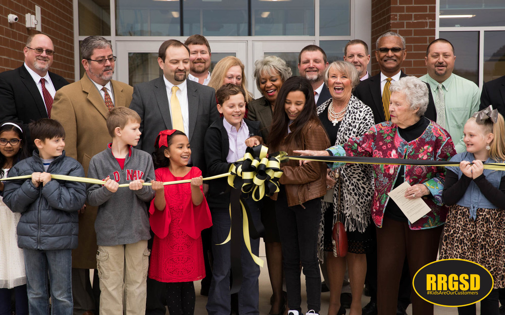 Ribbon Cut on New Manning Elementary