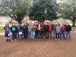 Students Tour ECU's Construction Management Program