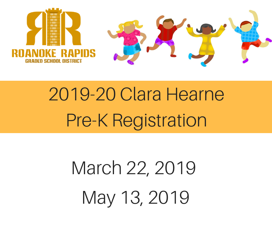 Clara Hearne Announces 2019-20 Pre-K Registration