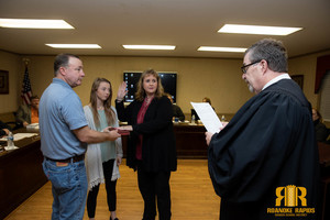 Colston Sworn In as New RRGSD Trustee, Schools Honored by State