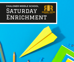 Chaloner Announces Saturday Enrichment