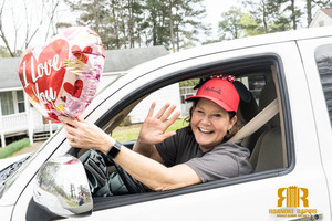 Belmont Staff Parades Through District with Positive Messages