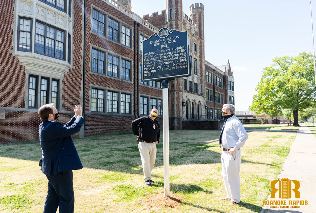 RRHS Historic Marker Install