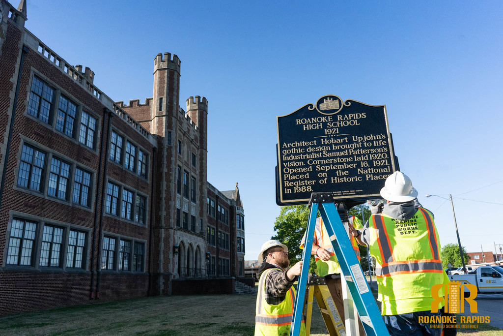 RRHS Historic Marker Install