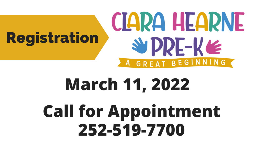 Clara Hearne PreK Registration 