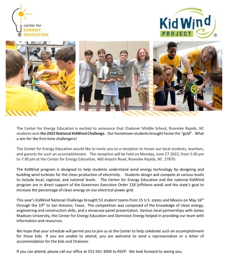 kid wind challenge reception